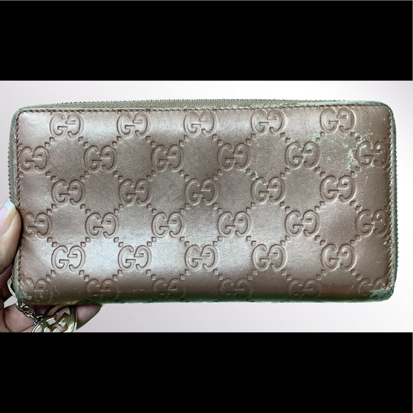 Gucci Handbags - **SOLD**Gucci GG Guccissima Zippy Wallet**